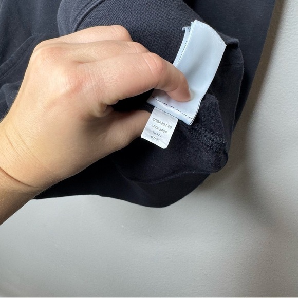 ATHLETA GIRL RETROACTIVE HALF ZIP Black Sweatshirt - Picture 9 of 9